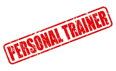 Kişisel antrenör kırmızı damga metni