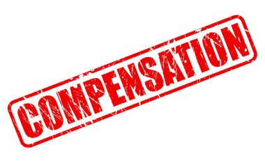 COMPENSATION red stamp text clipart