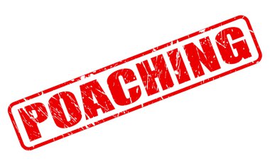 Kırmızı damga metni kaçak avcılık