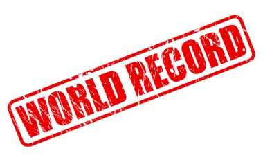 Dünya rekoru kırmızı damga metni