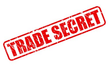 Ticari sır kırmızı damga metni