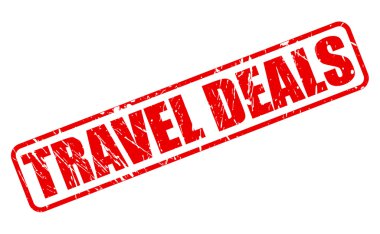 Fırsatlar kırmızı damga metni seyahat