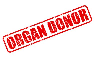 Organ bağışı kırmızı damga metni