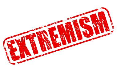 EXTREMISM red stamp text clipart