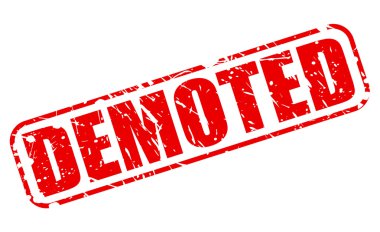 İndirgenen kırmızı damga metni