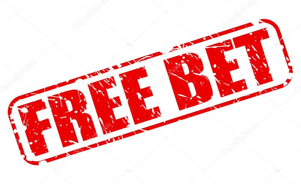FREE BET red stamp text
