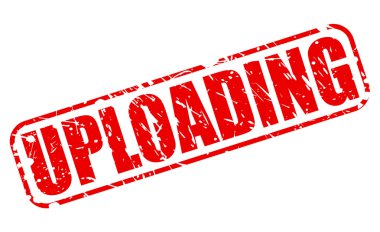 Kırmızı damga metni yükleme