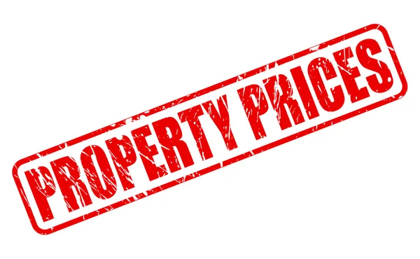 PROPERTY PRICES red stamp text — Stock Illustration PROPERTY PRICES red stamp text Vector Graphics