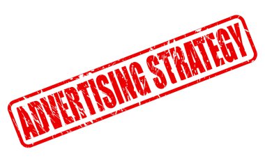 Strateji kırmızı damga metni reklam
