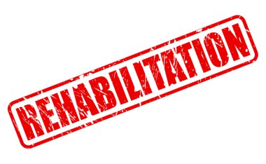 Rehabilitasyon kırmızı damga metni