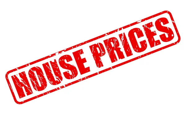 HOUSE PRICES red stamp text — Stock Vector