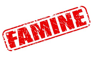 Kıtlık kırmızı damga metni