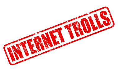 Internet troller kırmızı damga metni