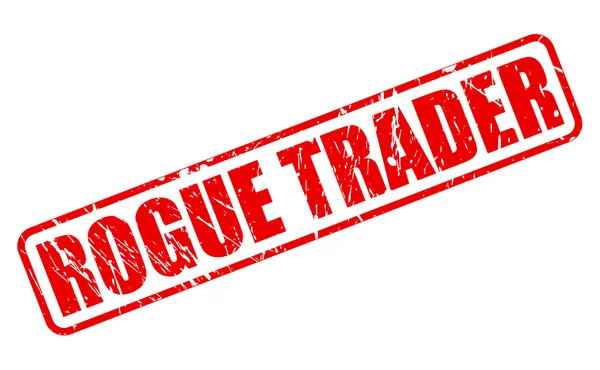 Rogue Trader červené razítko textu — Stockový vektor