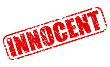 Masum kırmızı damga metni