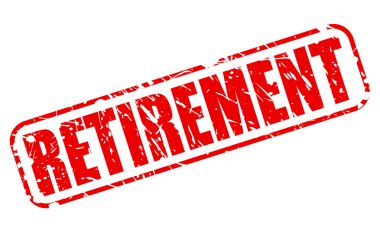 Emeklilik kırmızı damga metni