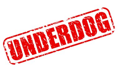 Underdog kırmızı damga metni