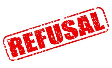 Ret kırmızı damga metni