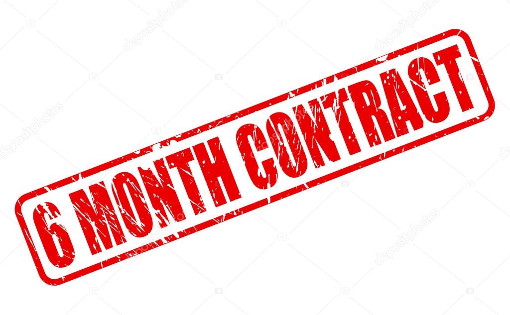 6 MONTH CONTRACT red stamp text