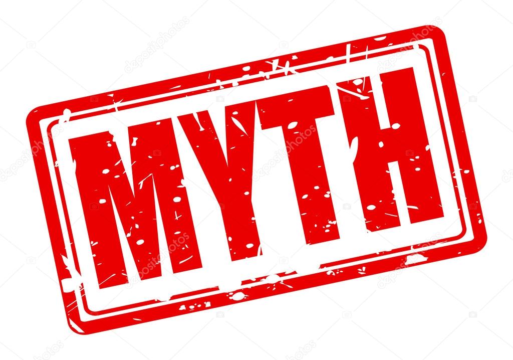 MYTH red stamp text