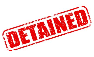 Kırmızı damga metni gözaltına alındı