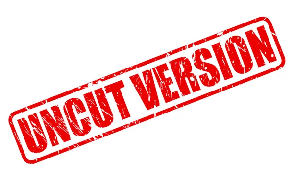 Uncur változat piros bélyegzőszöveg — Stock Vector