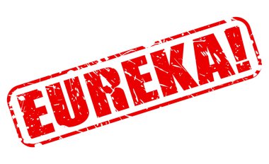 Eureka kırmızı damga metni
