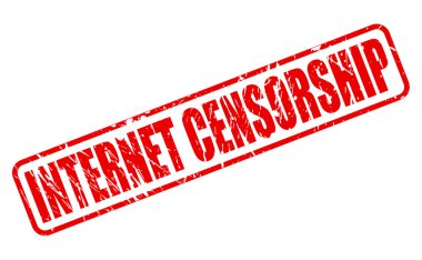 Internet sansürü kırmızı damga metni