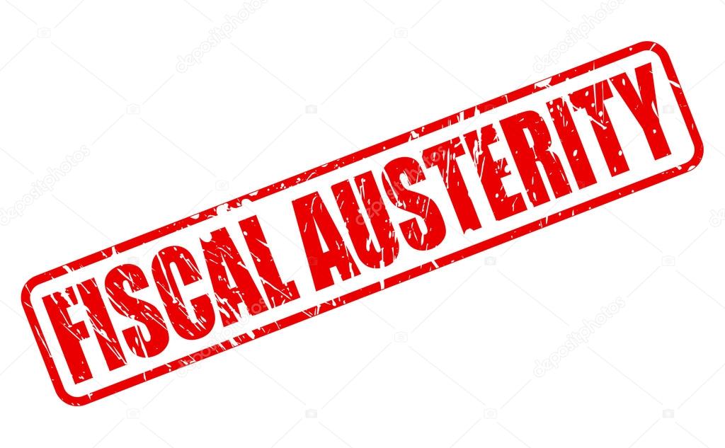FISCAL AUSTERITY red stamp text