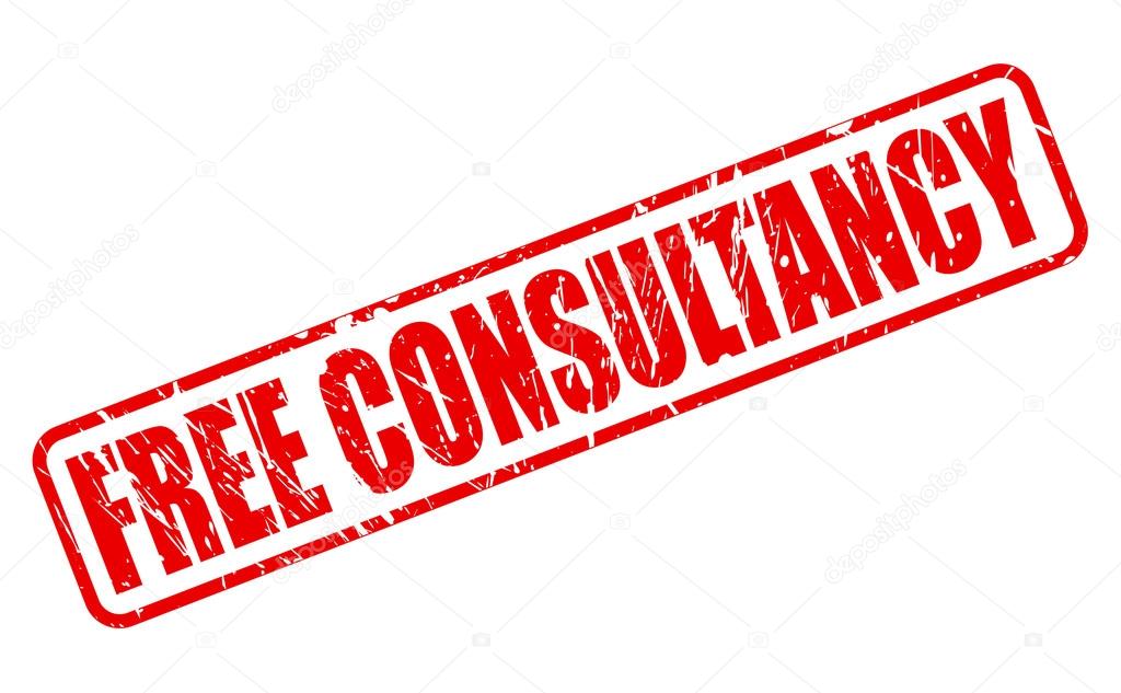 FREE CONSULTANCY red stamp text