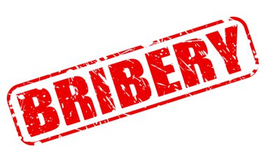 Rüşvet kırmızı damga metni