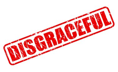 Utanç verici kırmızı damga metni