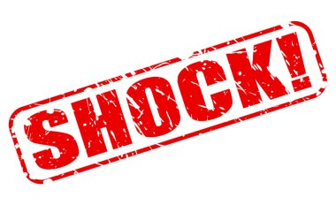 şok kırmızı damga metni