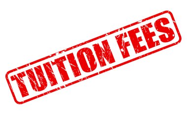 Öğrenim ücretleri kırmızı damga metni