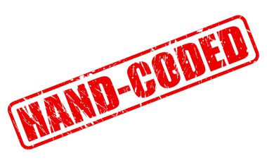 El kodlu kırmızı damga metni