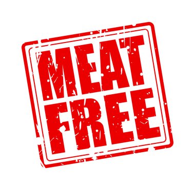 Et ücretsiz kırmızı damga metni