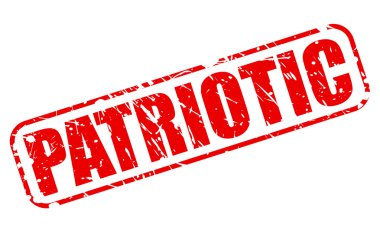 Vatansever kırmızı damga metni 