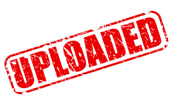 ЗАгруженный текст красной печати
