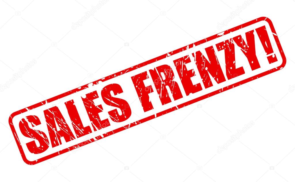 SALES FRENZY red stamp text