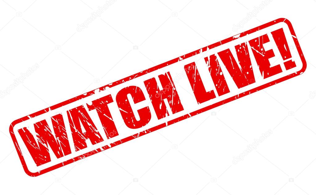 WATCH LIVE red stamp text