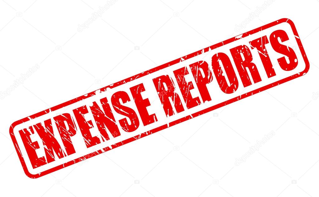 Expense Reports red stamp text