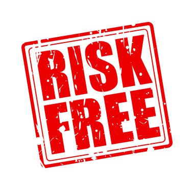 Risk ücretsiz kırmızı damga metni