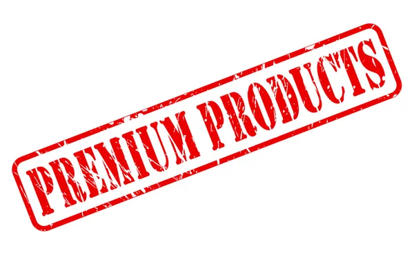 Prodotti premium timbro rosso testo — Vettoriale Stock