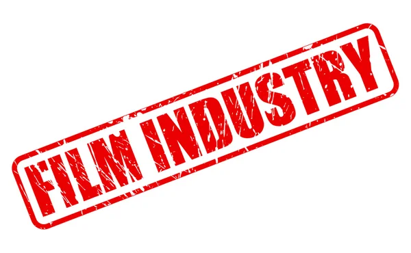 FILM INDUSTRY red stamp text — Stock Vector