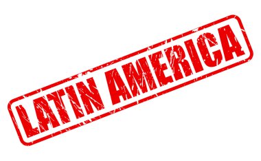 Latin Amerika kırmızı damga metni