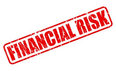 Finansal Risk kırmızı damga metni