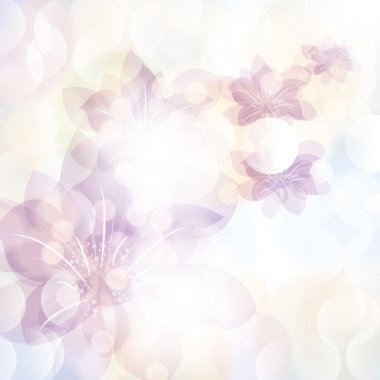 Renkli yaz bahar arka plan afiş çiçekli