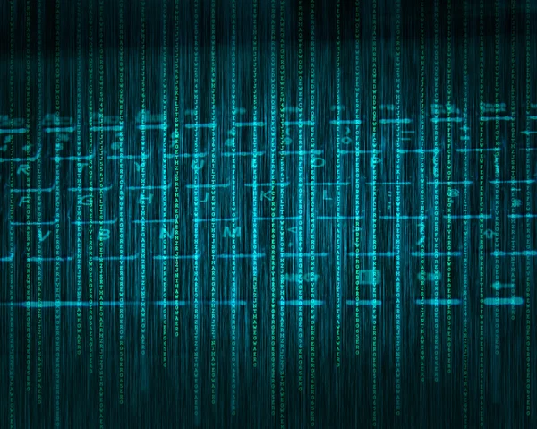 Tecnologia abstrato fundo binário — Fotografia de Stock