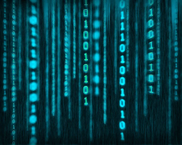 Abstract tech binary background — Stock Photo, Image