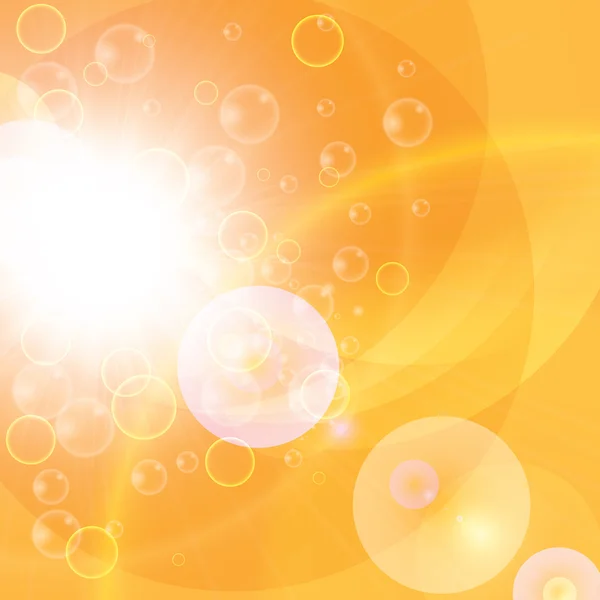 Sunny abstract sun ray background — Stock Vector